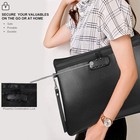 14 x10  Fireproof Document Bag With Lock Large Money Pouch For Cash A4 Paper