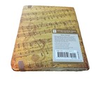 New 160 Page Music Journal  diary  Notebook  W hidden Pocket  Peter Pauper Press