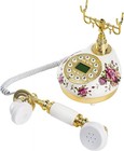 Real Retro Vintage Landline Phone  Antique Ceramic Telephone With Lcd not Damage
