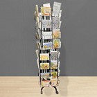 64 Adjustable Pockets Display Rack 5x7 7x5 Up To 11 w X 8 t Cards 1 2  D Pockets
