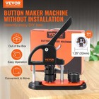 Ergonomic Arc Handle Punch Press Kit  Button Maker Machine With Panda Magic Book