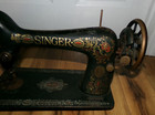  parts  Antique Vintage 1914 Singer 66 Red Eye Treadle Sewing Machine G-3863892