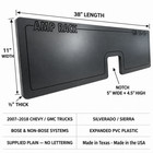 07-18 Gm Truck Silverado Sierra Custom Made Amplifier Rack 1 2 Pvc