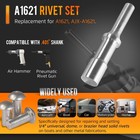 Krenlory A1621 Rivet Set F  1 4 In  Pneumatic Air Hammer Rivet Bit  401 Shank   