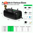 Vivosun 110 L 30 Gal Water Storage Bladder  Tank  30 Gallon  Black 