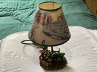 Vintage 1999 John Deere Tractor Desk table Lamp  W shade