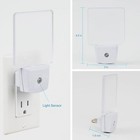 2 Pack 0 5w Plug In Led Night Light With Dusk To Dawn Sensor Blue