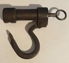 Large Antique Hand Forged Barrel Padlock Lock With Screw Key