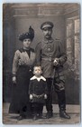 Wwi German Soldier Iron Cross 2nd Class Medal Sword Ekii Real Photo Postcard