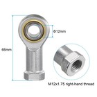 4pcs Si12t k 12mm Rod End Bearing M12x1 75 Female Right Hand Thread  Cast Iron
