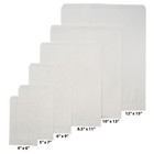 Plain White Flat Paper Bags 4x6 5x7 6x9 8 5x11 10x13 12x15 - 50 Or 100 Pack Gift