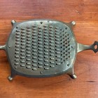 Antique Turtle Brass Cheese Grater Vegetable Grater Zester 10 5 l X 7 w
