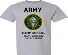 Camp Casey  south Korea Rok  Shirt W emblem army Officially Licensed