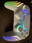 White Wireless Controller For P4 With Led Lights