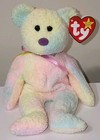 Nmtt  Ty Beanie Baby Groovy The Ty-dyed Bear  8 5 Inch  Mint Hang Tag Plush Toy
