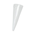 Transparent Cone Glass Wall Hanging Flower Vase Plant Bottle Home Office Shop