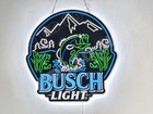 Bass Fish Fishing Mountain Beer Lager 16  Vivid Led Neon Sign Light Wall Decor