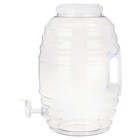  2 Pack  American Maid 5 Gallon Vitrolero White Beverage Dispenser