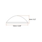 Transparent Glass Cabochons  100pcs 10mm Thicker Round Glass Dome Tiles  Clear