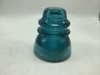 Aqua  blue green   Hemingray 42 Electrical Glass Insulator - Made In Usa