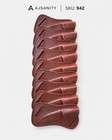 Lot Of 10 Handmade Genuine Cowhide Leather Fix Blade Knife Case Outdoor Hunting