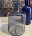 Set Of 3 Decorative Glass Bottles