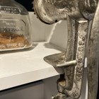 Vintage Antique Meat Grinder Metal Works Kitchen Countertop Clamp Keystone 10