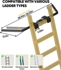 Ladder Stabilizer  Adjustable Heavy Duty Ladder Standoff With Pins   Sheet For W