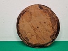 Vintage 25 Cm Round Hand Carved Wooden Panel A f