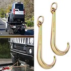  2 15  Inch J Hook With Chain Link Tow Axle Strap Wrecker Clevis Wll G70 5400lbs
