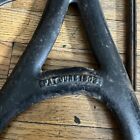 Antique 1903 Industrial Cast Iron School Desk Legs W adjustable Bar Braces