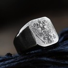 Vintage Federation Double Head Eagle Ring Stainless Steel Men s Biker Eagle Ring