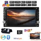 Double 2din Car Stereo Gps Navigation Radio With Dvd Player Bluetooth Usb Camera