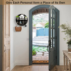 Key Holder For Wall Decorative With Shelf And Hooks  Mail Organizer Wall Mount  