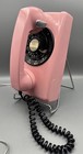 Vintage Western Electric 554 Rose Pink Rotary Wall Telephone Bell System 12-70