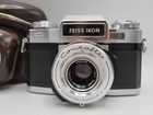 Vintage Zeiss Ikon Contaflex Super B 35mm Film Camera Tessar 50mm F2 8 Lens Case