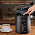Automatic Vacuum Coffee Canister  Airtight Food Stora Containers With
