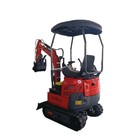 Kubota Engine Mini Excavator W  Side Swing Boom    Hydraulic Thumb   Agt-qk18k-c