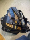 Warrior Multi Color Lacrosse Backpack With Buckle Strap   Stick Holster Ripstop 