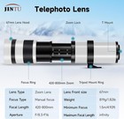 420   800mm Telephoto Zoom Lens Mf For Canon Eos Rebel T8i T7i T7 T6 T5 T4i T3i