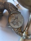 Vintage Anheuser Busch Budweiser Eagle Wall Sconce Light Plug In Lamp No Globe