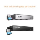 Zosi 4k 8ch Cctv Poe Nvr With 2tb Hard Drive Network 24 7 Video Recorder
