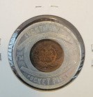 Pan American Exposition Buffalo New York Souvenir Encased 1901 Indian Head Penny