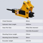 Hydraulic Breaker Hammer For 0 8-2 5 Ton Mini Excavator Attachment Free Shipping