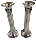 Pair Of 800 Silver Chandeliers