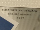 Leitz Wetzlar Quartz Chrome Pinhole Calibration Reticle Plate 060-680-090-000