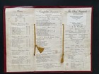 Vintage Villa Chartier Restaurant Dinner Menu 1970s Steak Lobster Wine Tassel