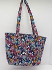Vera Bradley Disney Mickey And Friends Playful Floral Small Vera Tote Nwt