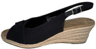 St  John s Bay Womens Size10 Sandals Shoes Heels Slingback Wedge Espadrille New