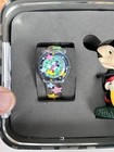 Vintage Kids Mickey Mouse Watch   Mickey Mouse Resin Figurine Box Set New Disney